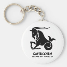 Capricorn Keychain