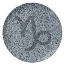 capricorn party plates