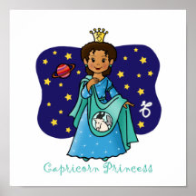 Capricorn Princess Posters