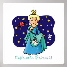 Capricorn Princess Print
