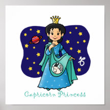 Capricorn Princess Print