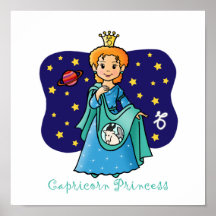 Capricorn Princess Print
