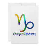 Capricorn Psychedelic Invitations