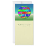 Capricorn Rainbow Goat Zodiac Star Sign Bookmark Custom Rack Card
