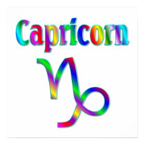 Capricorn Rainbow posters