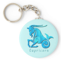Capricorn Sign Keychain
