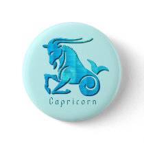 Capricorn Sign Round Button