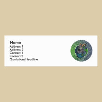 Capricorn Skinny Cards business cards