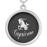Capricorn Sterling Silver Necklace