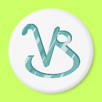 Capricorn symbol magnets
