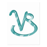 Capricorn symbol postcards