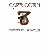 Capricorn T-Shirt by JenniesDesigns Capricorn T-Shirt