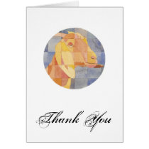 Capricorn Thank You Card cards
