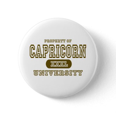Capricorn University Pin by universityshirts