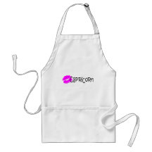 Capricorn with Pink KIss Apron
