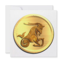 Capricorn Zodiac Invitation