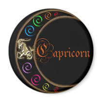 Capricorn Zodiac Moon magnets