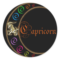 Capricorn Zodiac Moon stickers
