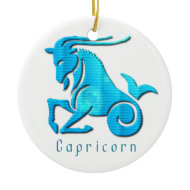 Capricorn Zodiac Orament ornament