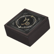 Capricorn Zodiac Sign Premium Jewelry Box