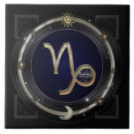 Capricorn Zodiac Sign Tile