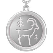 Capricorn Zodiac Star Sign Premium Silver necklaces