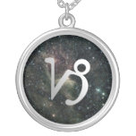 Capricorn Zodiac Universe Sterling Silver Jewelry necklaces