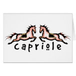 Capriole Dressage Ponies Greeting Cards