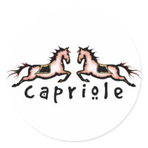 Capriole Dressage Ponies stickers by dogsandhorses Capriole Dressage Ponies stickers