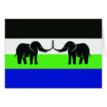 Caprivi Bantustan, Namibia Greeting Card