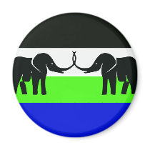 Caprivi Bantustan, Namibia Refrigerator Magnets