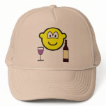 Wine drinking buddy icon   caps_and_hats