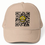 Qr Code smile 2D barcode  caps_and_hats