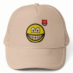 Devil on shoulder smile   caps_and_hats