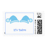 caps blue, It's Twins Stamps
