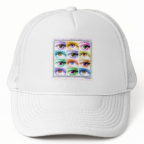 Caps - Pop Art Eyes Mesh Hats