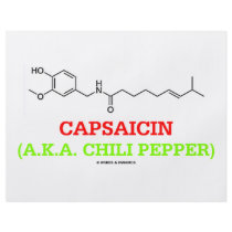 Capsaicin (A.K.A Chili Pepper) Chemical Molecule Custom Flyer