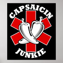 Capsaicin Junkie $24.95 Art Poster