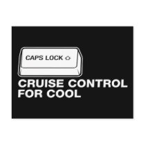 capslock - cruise control for cool postcards by strk3 capslock - cruise control for cool postcards