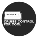 capslock - cruise control for cool stickers