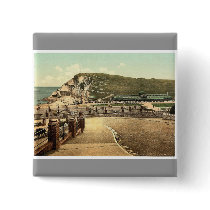 Capstone, from the arcade, Ilfracombe, England rar Pinback Button
