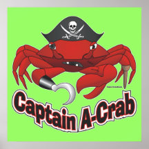Captain "A-Crab" Print