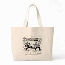 Captain Ahab chases a Protester Bag