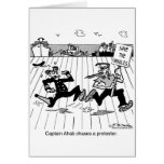 Captain Ahab chases a Protester cards