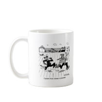 Captain Ahab chases a Protester Coffee Mug