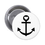 captain anchor heart pin