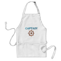 Captain and Captain's Wheel Aprons