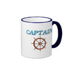 Captain and Captain's Wheel Mugs