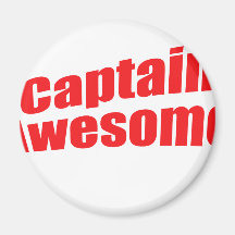Captain Awesome Fridge Magnet