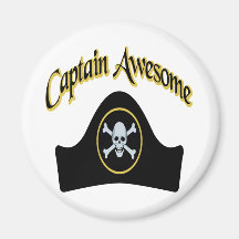 Captain Awesome Fridge Magnets